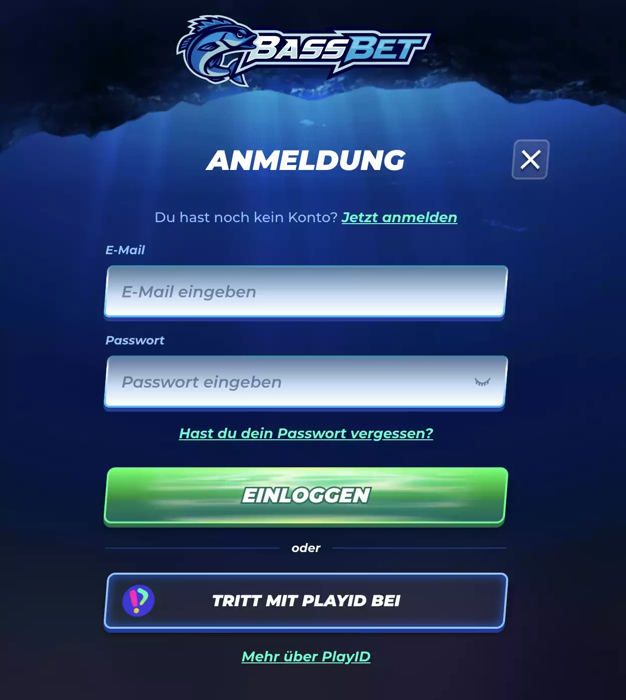 Einloggen